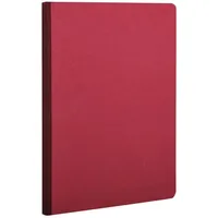Clairefontaine 795402C Heft A5, Leinen, Age Bag, blanko, 96 Blatt, rot