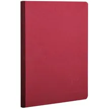 Clairefontaine 795402C Heft A5, Leinen, Age Bag, blanko, 96 Blatt, rot