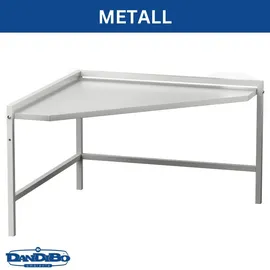 DanDiBo Ambiente Eckregal 72 x 46 x 72 cm Weiß