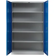 Proregal Bee Aktenschrank 195 x 120 x 60 cm Grau-Blau
