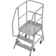 Krause Podestleiter fahrbar 3 Stufen