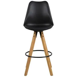 Actona 2er-Set Actona Barhocker Dima Kunststoff Schwarz