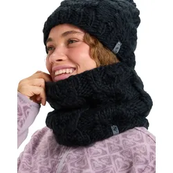 Multifunktionstuch ROXY "Winter Collar", Damen, schwarz, 100% Modacryl, Modetücher
