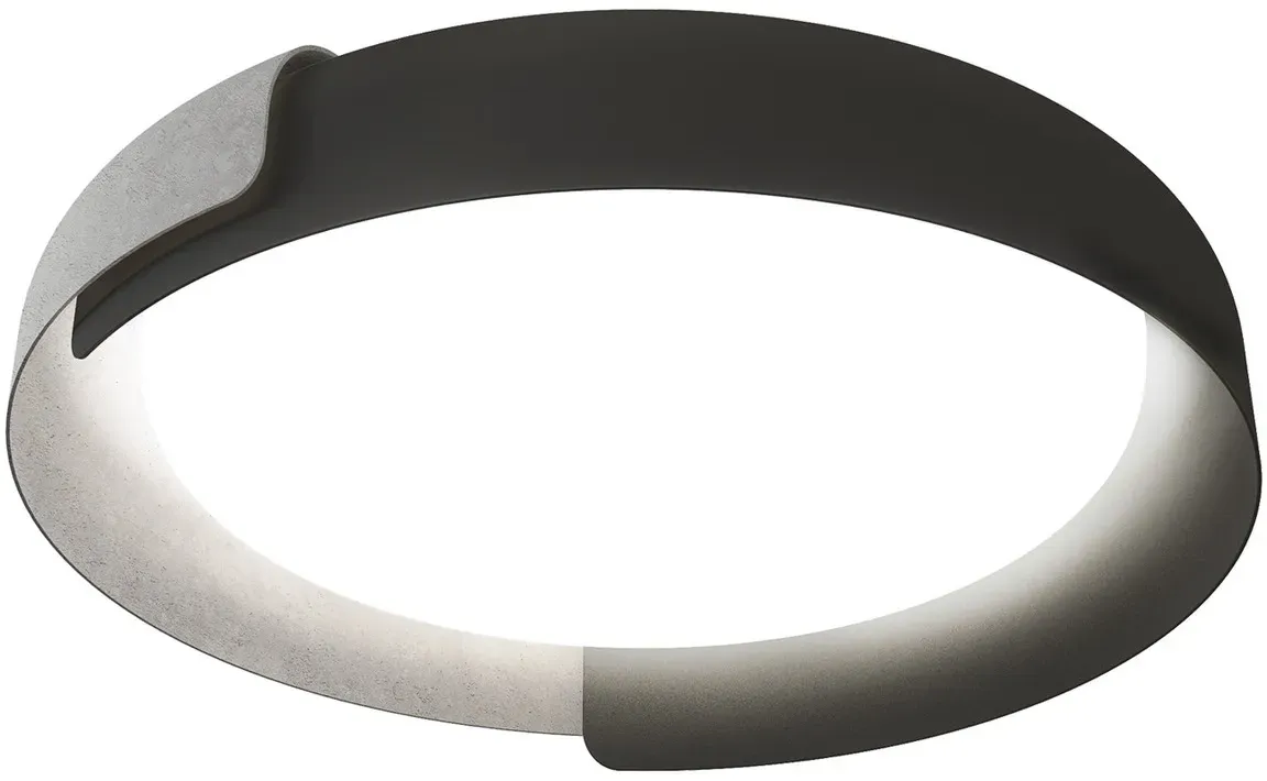 Deckenleuchte kdln, Dala, dimmbar, Schwarz, für Wohnzimmer, Metall, Design - 11