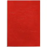 Fellowes Präsentationsdeckblatt Delta A4, Lederstruktur, 250 g/m2, 25 Stück rot