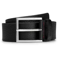 Hugo Giaspo-Gr Sz40 Leather Belt W85 Black