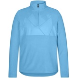 Ziener Kinder JONKI Skipullover Skirolli Funktions-Shirt | atmungsaktiv Fleece warm, morning blue, 164