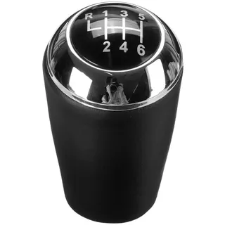 5 6 Gang Schaltknauf PU Leder Schalthebel Schaltknauf Für Mazda 6 II GH 2007 2008 2009 2010 2011 2012 Schaltknauf (Farbe : 6 Geschwindigkeit)