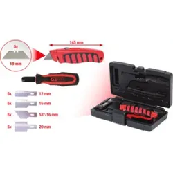 KS Tools Messer-Schaber-Satz, 27-teilig