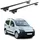 Aurilis OMAC Dachträger Alu Grundträger für Citroen Nemo 2008-2013 3-5 türig Schwarz ABE 2x (2-St), Wasserbeständig,Abnehmbar,Multifunktional,Leichtgewichtig schwarz