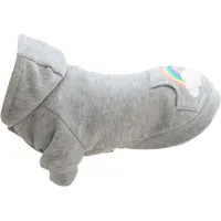Trixie Hoodie Rainbow Falls Hundepullover 30 cm hellgrau