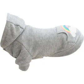 Trixie Hoodie Rainbow Falls Hundepullover 30 cm hellgrau