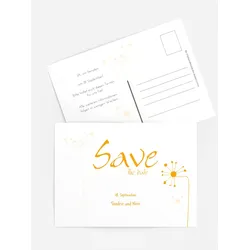 Save-the-Date Karten selbst gestalten mit Spruch und Fotos im Onlinedesigner bei Meine-Kartenmanufaktur.de