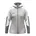 Kapuzenjacke Damen hellgrau/weiß/grau S