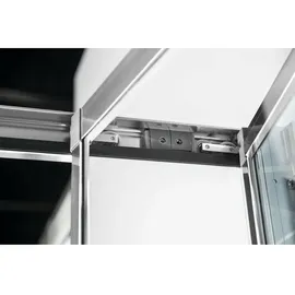 Polysan EASY LINE U-Kabine links 70 x 90 cm Klarglas