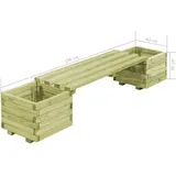 vidaXL Gartenbank 150 x 60 x 85 cm Grün