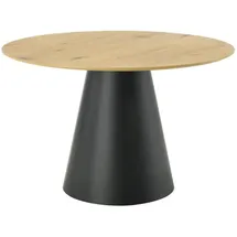 P & B Esstisch 120 x 75 x 120 cm schwarz