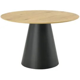 P & B Esstisch 120 x 75 x 120 cm schwarz