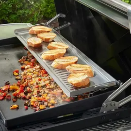 Weber Warmhalterost 76 x 26 cm Edelstahl Silber