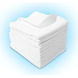 Welt der Träume 10 Stück - Stoffwindeln Stoffwindel Windeln Windel Spucktuch Spucktücher 80x80cm WEISS