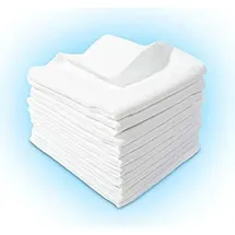 Welt der Träume 10 Stück - Stoffwindeln Stoffwindel Windeln Windel Spucktuch Spucktücher 80x80cm WEISS