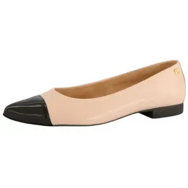 Paul Green Ballerinas in Schwarz/Beige |