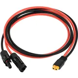 SURIEEN Solarstecker auf XT60 Stecker Solarpanel Adapter Kabel,Solarladekabel Solarkabel für EF DELTA 2 und River Solargenerator Tragbare Powerstation (1.5M)