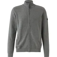 s.Oliver Strukturmix-Strickjacke grau 3XL