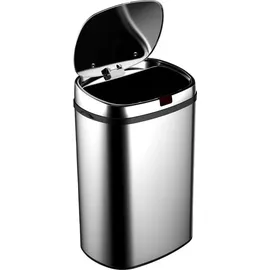 catterhouse Futuro 30l Sensor Mülleimer und Recycling, 30 l, 34 x 25 x 52 cm, mit Bewegungssensor und automatischer Öffnung