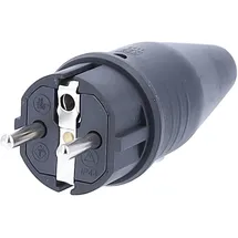as - Schwabe as Schwabe 60412 Schutzkontaktstecker Vollgummi