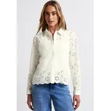 STREET ONE Langarmbluse in off white | Gr.: 36