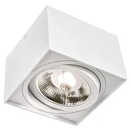 Spectrum LED Chloe AR111 GU10 eckig weiß Aluminium