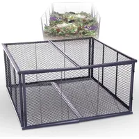 Novatool Novatool, Komposter + Gartensack, Garten-Komposter Metall 100x100x100 cm