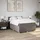 vidaXL Boxspringbett 140 x 200 cm Taupe