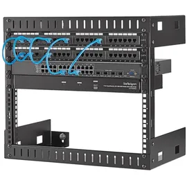 Startech StarTech.com 8HE 19" Open Frame Server Rack - AV / Patch Panel / Computer Geräte (RK812WALLO)
