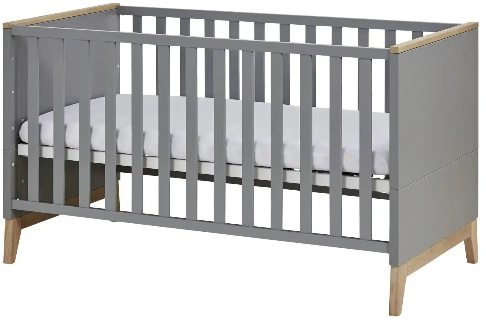 PAIDI Kinderbett  Sten , grau , Maße (cm): B: 76,6 H: 87,4