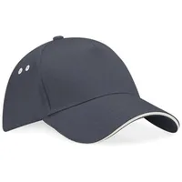 Beechfield Ultimate 5-Panel Kappe graphite grey/oyster grey One Size
