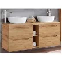 Lomadox - Waschtischunterschrank 141 cm