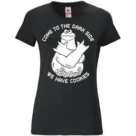 LOGOSHIRT Sesamstrasse - Krümelmonster Dark Side Schwarz M