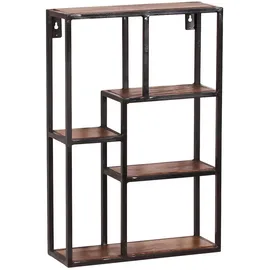 SIT Möbel Wandregal 40 x 13 x 60 cm Schwarz