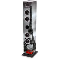 Bigben Interactive TW12CDPARIS3 Home-Stereoanlage Home Audio Tower System Mehrfarbig 60 W - Home-Stereoanlagen (Home Audio Tower System, Mehrfarbig, Bild, Oben, 60 W, FM)