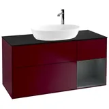 Villeroy & Boch Waschtischunterschrank 120 x 60,3 x 50,1 cm Rot