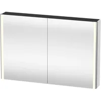 Duravit Universal-Spiegelschrank XSquare 120x80x15,5cm, weiß matt, 2 Tür, LED