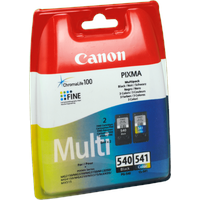 2 Canon Tinten 5225B006  PG-540 + CL-541  4-farbig