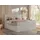 MKS Meble Boxspringbett TILIANO KING - 160/200 - Hellgrau Cord - H3,