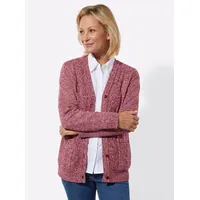 Classic Basics WITT WEIDEN Strickjacke in kirsche-ecru-meliert | Gr.: