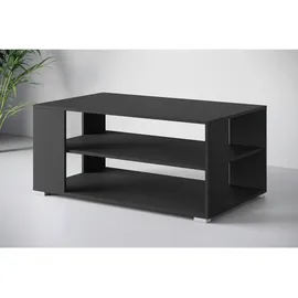 P & B Couchtisch Narobi-I ca. 100x45x.60 cm, Schwarz,