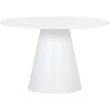 Mid.you Esstisch, Weiß, Holzwerkstoff, rund, rund, 120x76x120 cm, Esszimmer, Tische, Esstische, Esstische rund