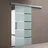 doporro Amalfi-plus 13 rechts 90 x 205 cm transparent