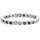 Bruno Banani Fingerring BRUNO BANANI "Schmuck Geschenk Silber 925 Damenring Memoire Regenbogen" Gr. 56, bunt (silberfarben, gelb, rosa, dunkelblau, grün, flieder, rot), Fingerringe, Damen, 56, Silber 925 (Sterlingsilber), 2,3mm, Fingerring, mit Zirkonia (synth.)